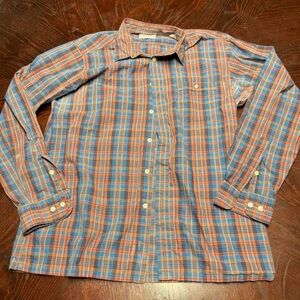 Men's Plaid Button-Up Shirt